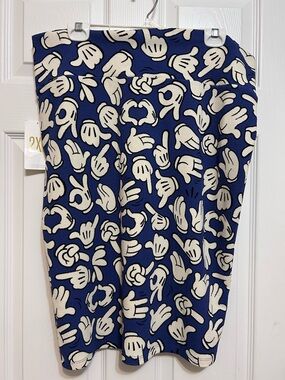 LuLaRoe Disney Collab 2xl Mickey Skirt